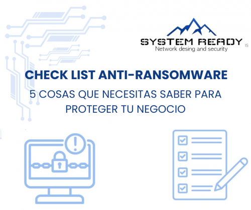 CHECK LIST ANTI-RANSOMWARE